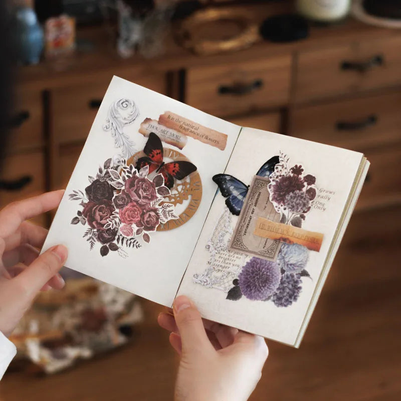 76pcs/lot Memo Pads Material Paper Memories of Baroque Collection