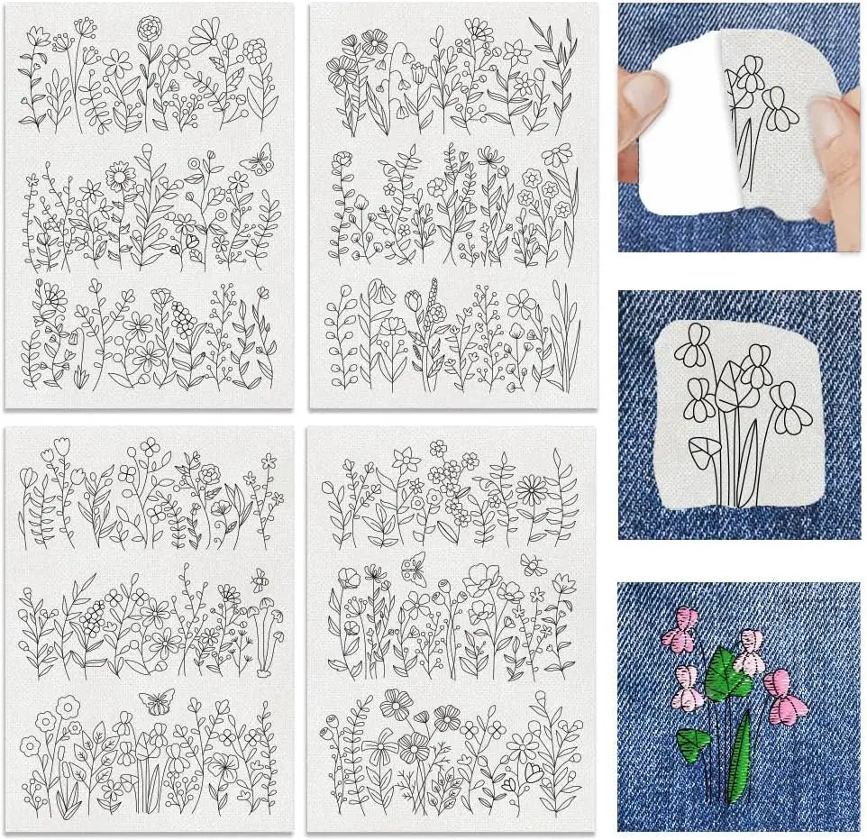 Water Soluble Embroidery Stabilizers Letter Patterns