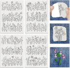 Water Soluble Embroidery Stabilizers Letter Patterns