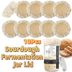 10Pcs Reusable Sourdough Starter Jar Covers
