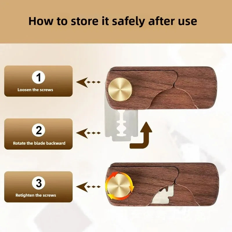 Wooden Dough Scoring Tool