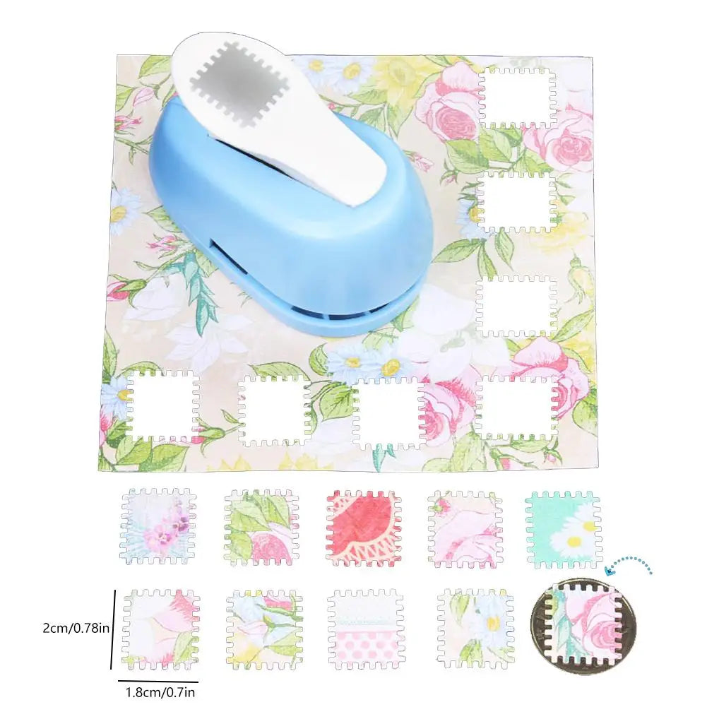 Colorful Paper Edge Embossing Punch Multiple Patterns