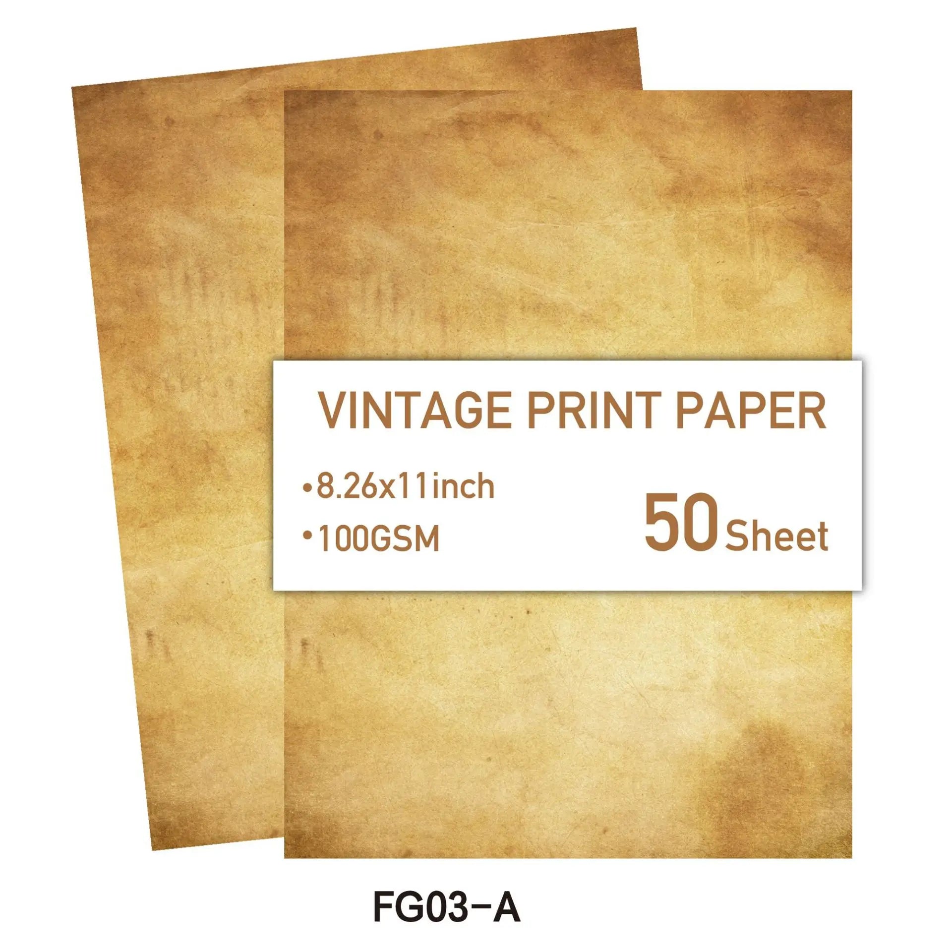 Scrapbook Craft Paper Vintage A4 Double-sided Writing Printing Paper