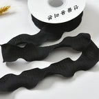4CM 9 Meters/Roll Wrinkled Lace Edge Ribbons