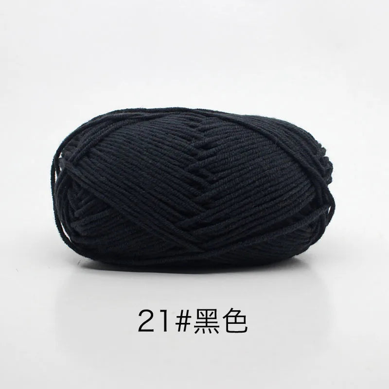 40-50g/Set 4ply Milk Cotton(80%) Knitting Yarn