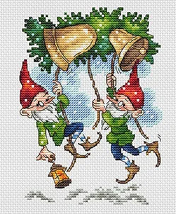 1958 Homefun Cross Stitch Kit Package