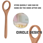 12 Inch Wooden Danish Dough Whisk