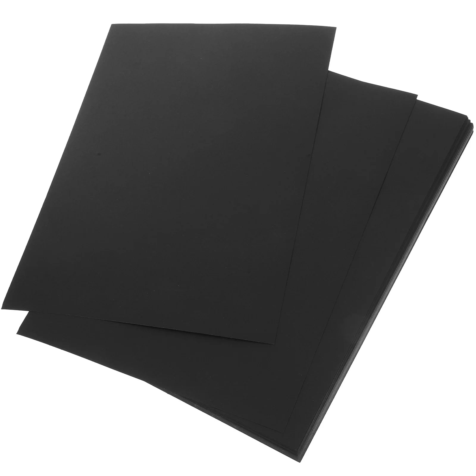 50pcs Black Cardstock Paper