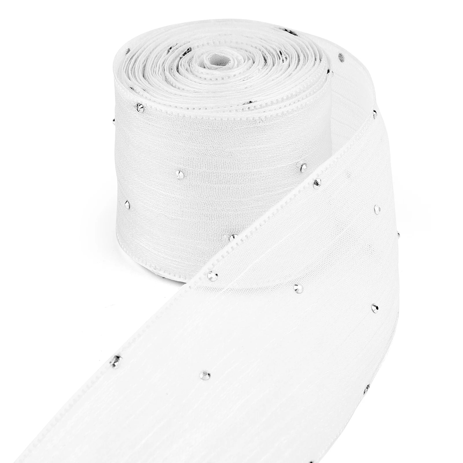 Diamond Pleated Mesh Organza Ribbon