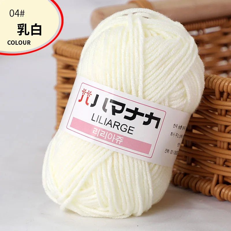 Milk cotton thread