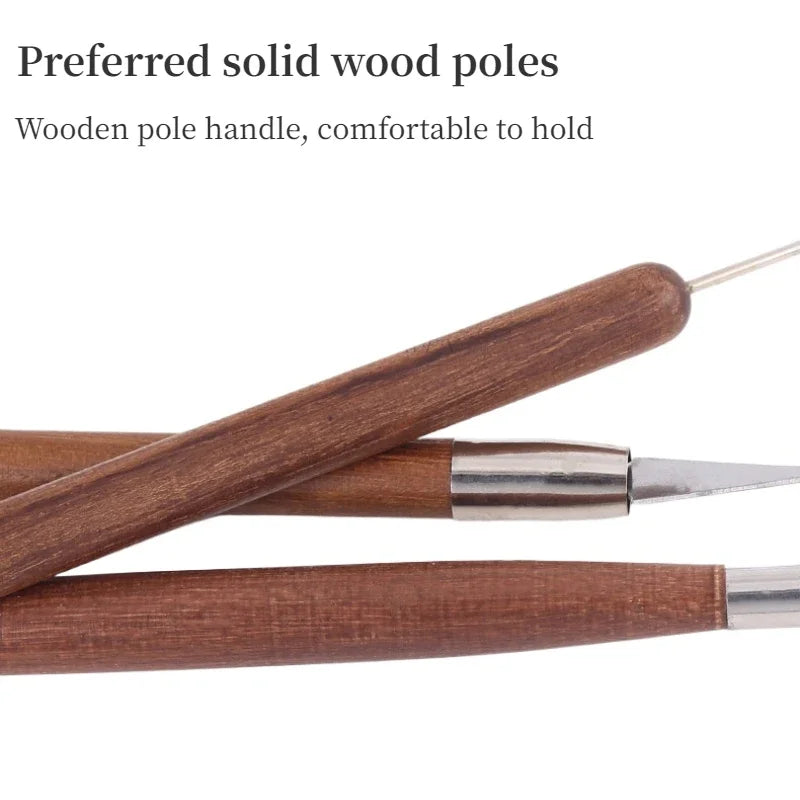 6-piece Pottery, Ceramic, Clay Sculpture Art Scraper Tool Set