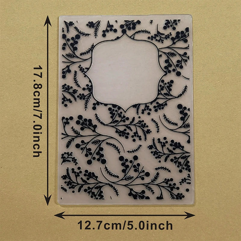 A set of plant pattern decorative frame pattern design