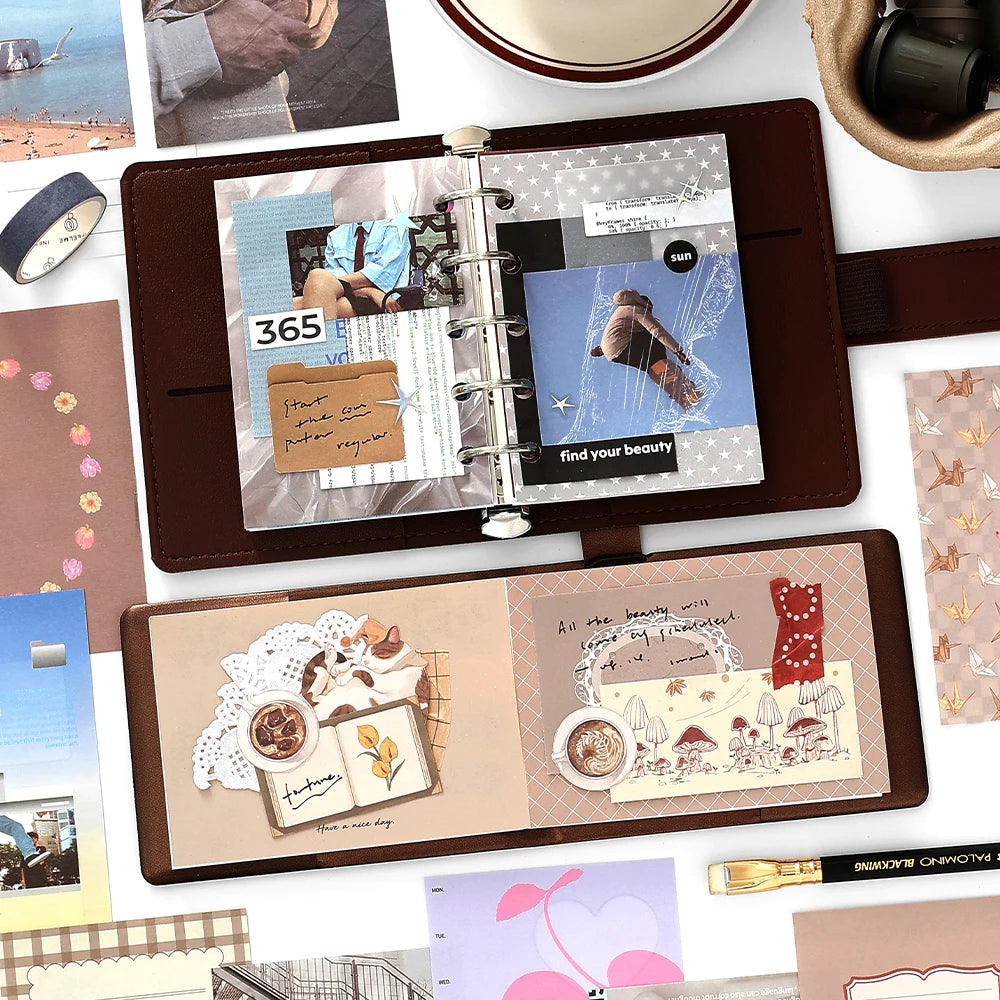 50 sheets Retro Ins Memo Material Book Decorative Paper