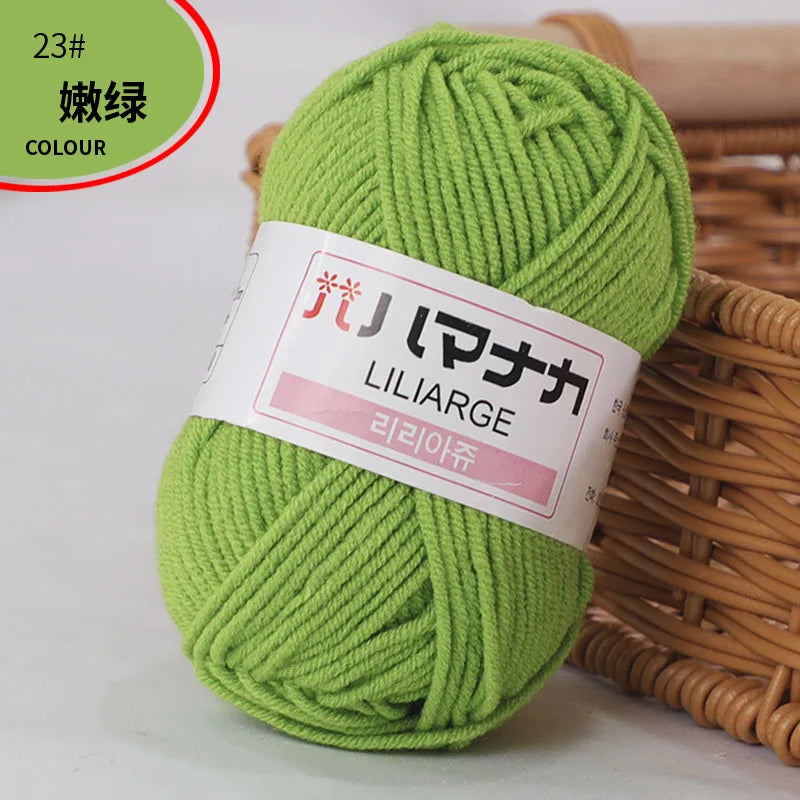 Milk cotton thread