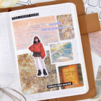 20pcs Flowing Light Wave Shadow Series Wave Theme PET Stickers