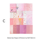 26pcs/pack Scrapbook Paper Gauze Materials DIY Scrapbooking