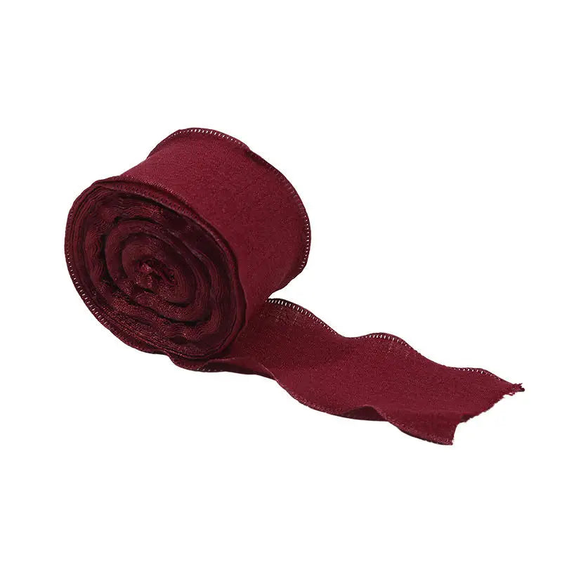 4CM 9 Meters/Roll Wrinkled Lace Edge Ribbons