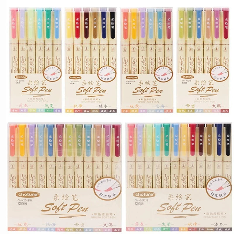 24/3 Color Vintage Watercolor Lettering Art Marker