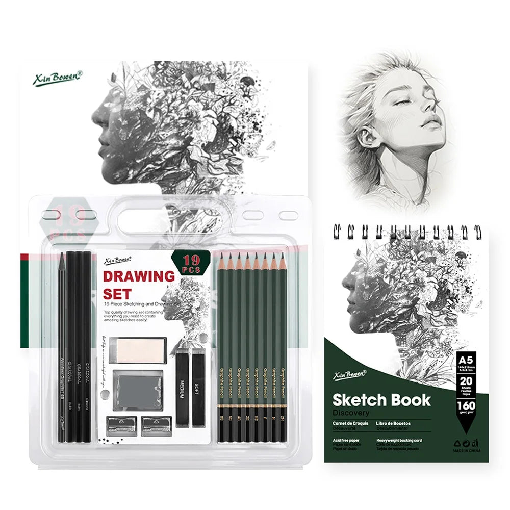 19-Piece Sketching Drawing Art Set