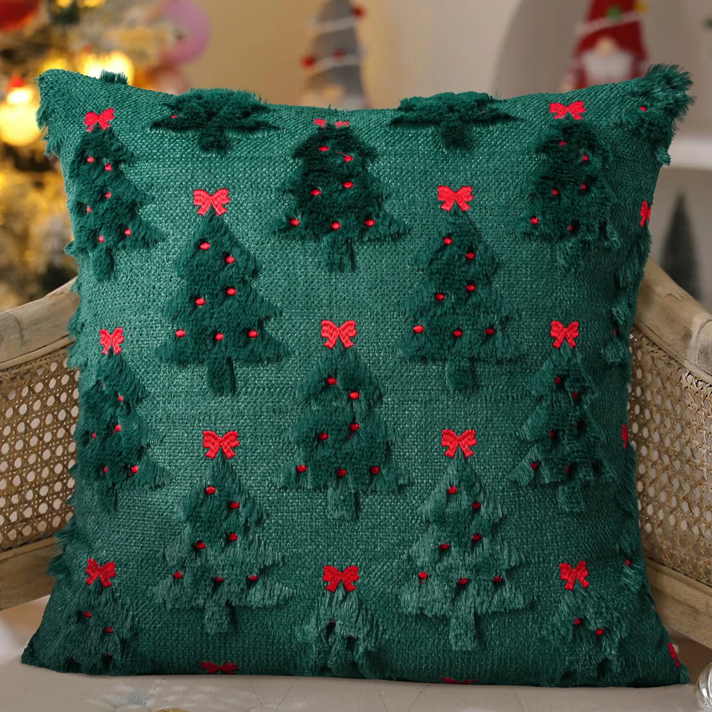 Pillow Cover Christmas Tree Cushion Cover