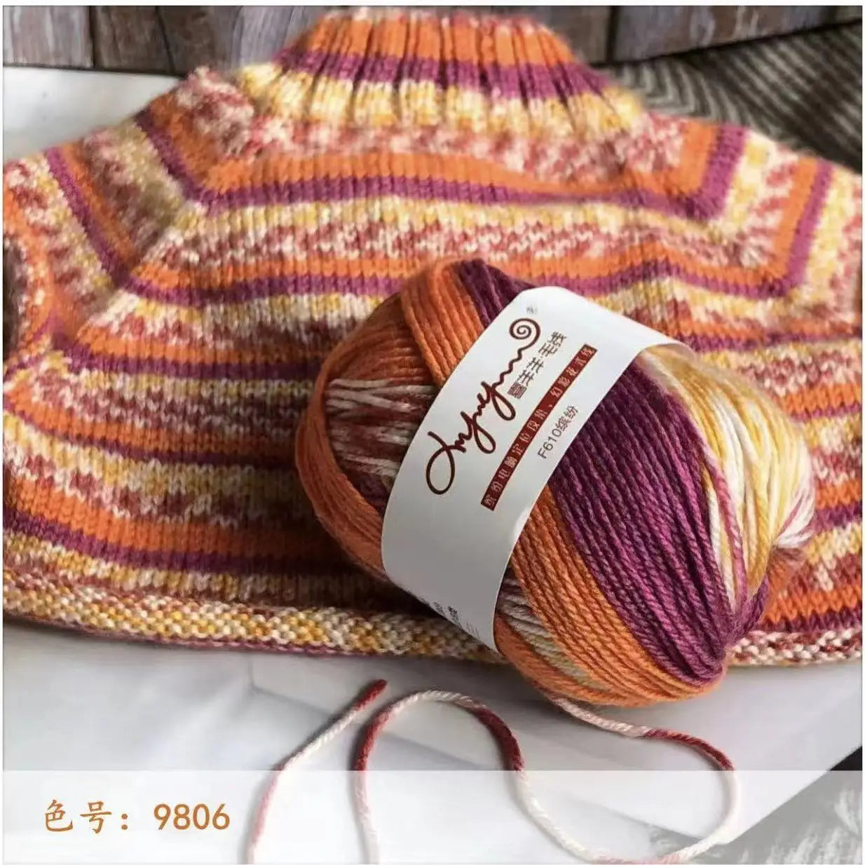 100% Cotton Handwoven Medium and Fine Dyed Yarn