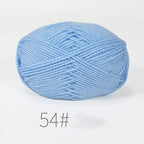 50g Milk Cotton Crochet Yarn 4ply