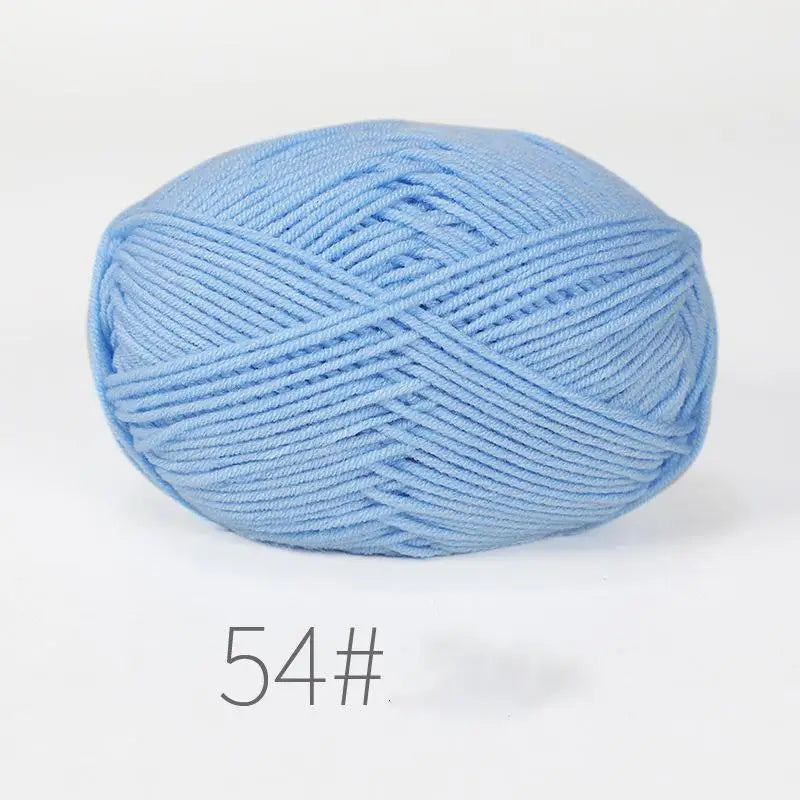 50g Milk Cotton Crochet Yarn 4ply