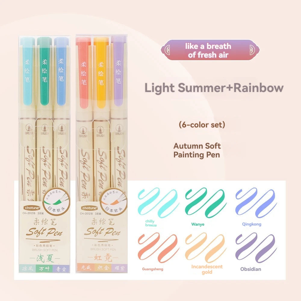 24/3 Color Vintage Watercolor Lettering Art Marker