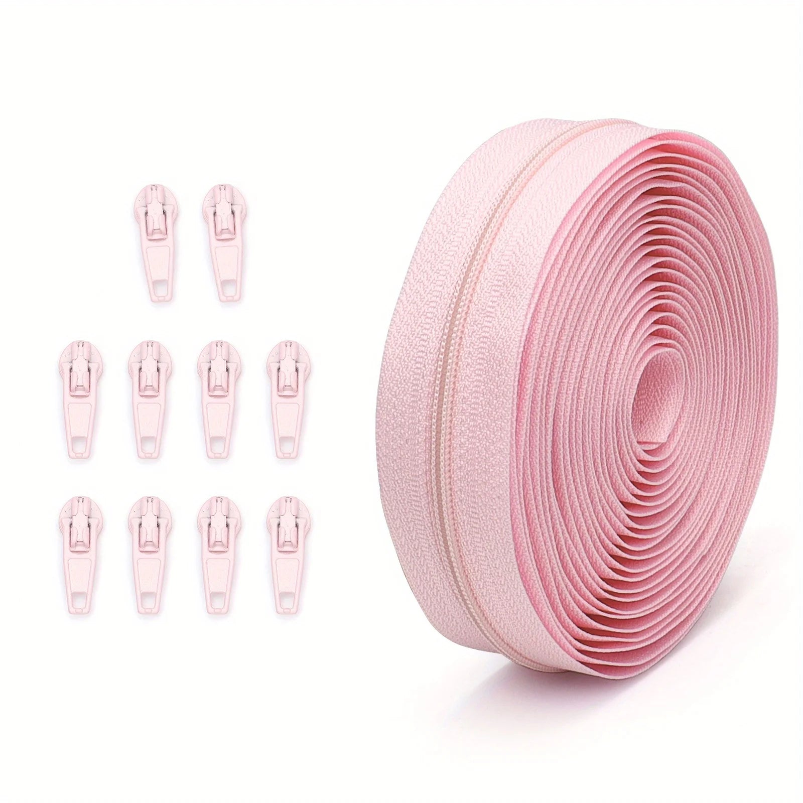 solid color nylon zipper