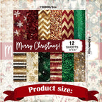 Prints Cardstock 160gsm Acid-free Decorative Christmas Scrapbook