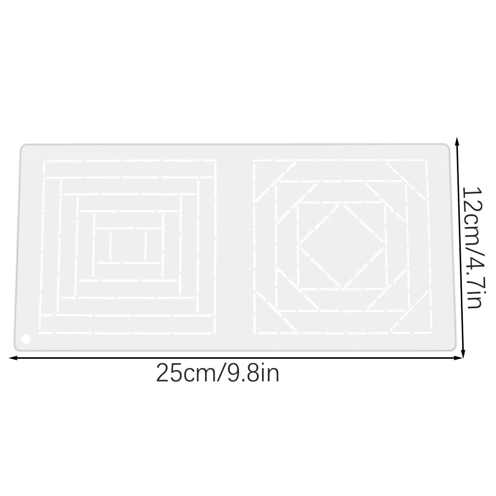 Premium Quilting Stencils Template
