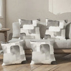 4-Piece Modern Minimalist Square Pattern Pillow Covers