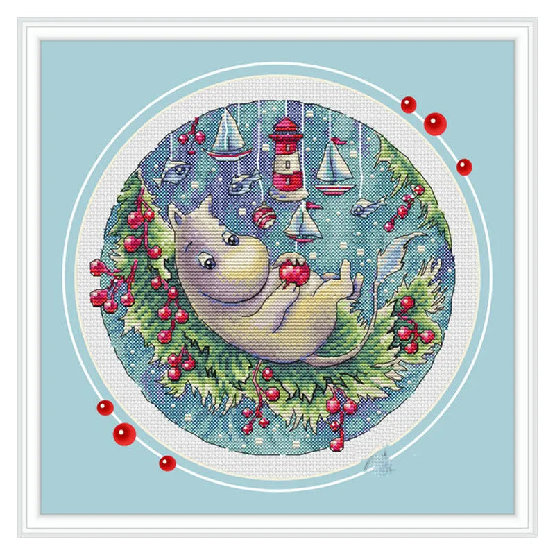 Homefun Cross Stitch Kit Packages NOT PRINTED