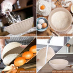 Natural Sourdough Bread Fermentation Basket Set