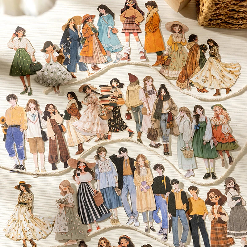 100pcs people like character theme