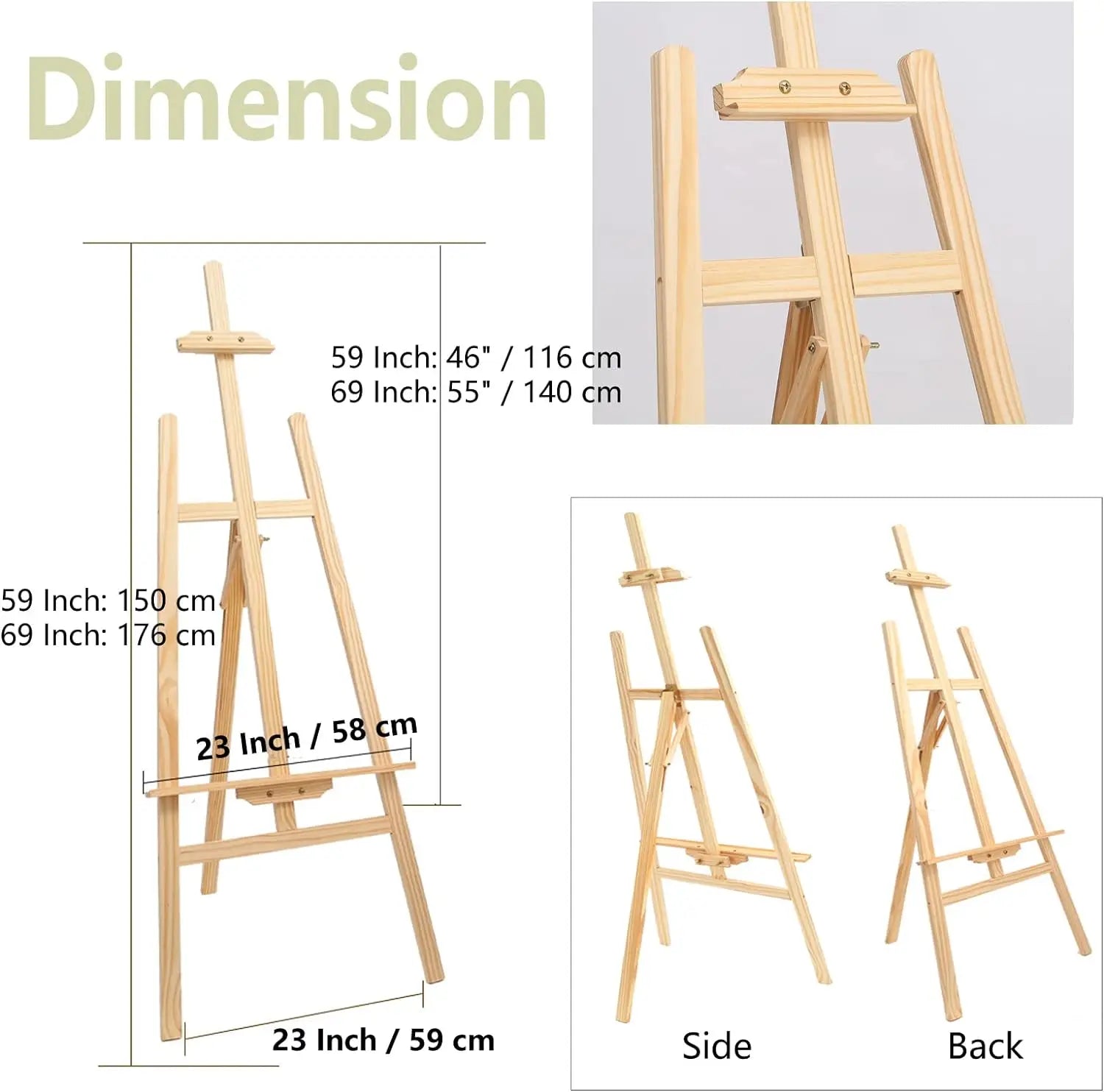 Studio Easel Adjustable Drawing Painting Holder