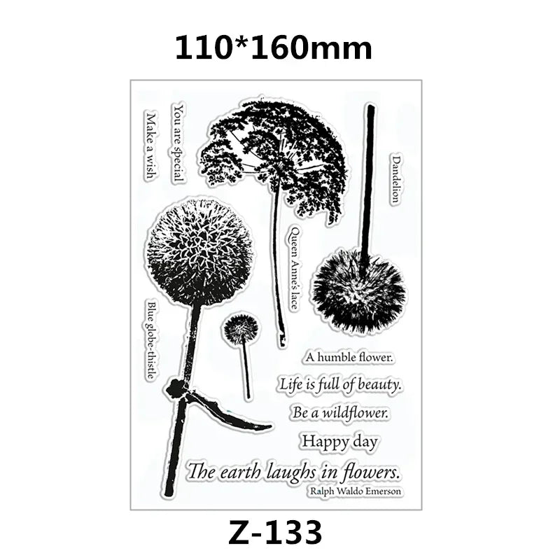 Clear Stamps for Scrapbooking Paper