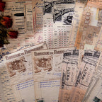 24 Sheets Retro Material Paper for Scrapbook