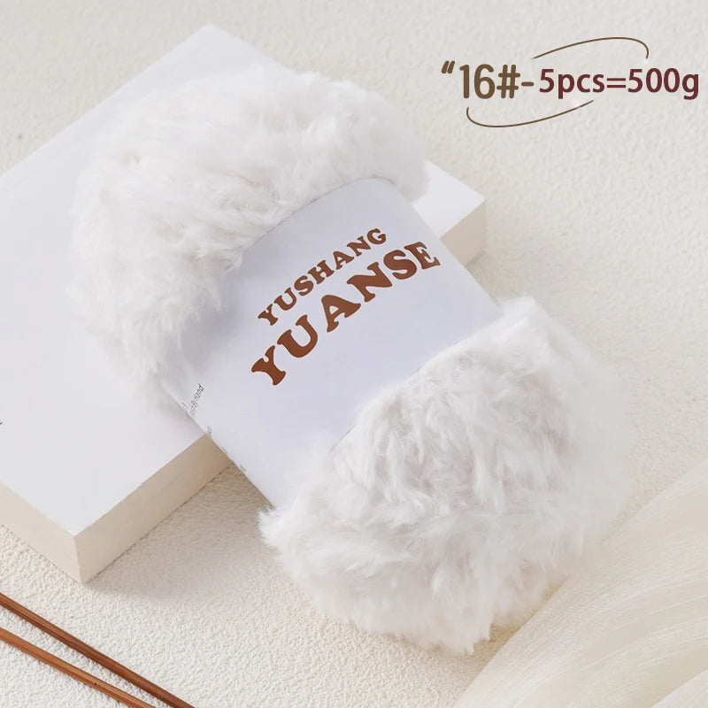 Faux Fur Yarn for Knitting