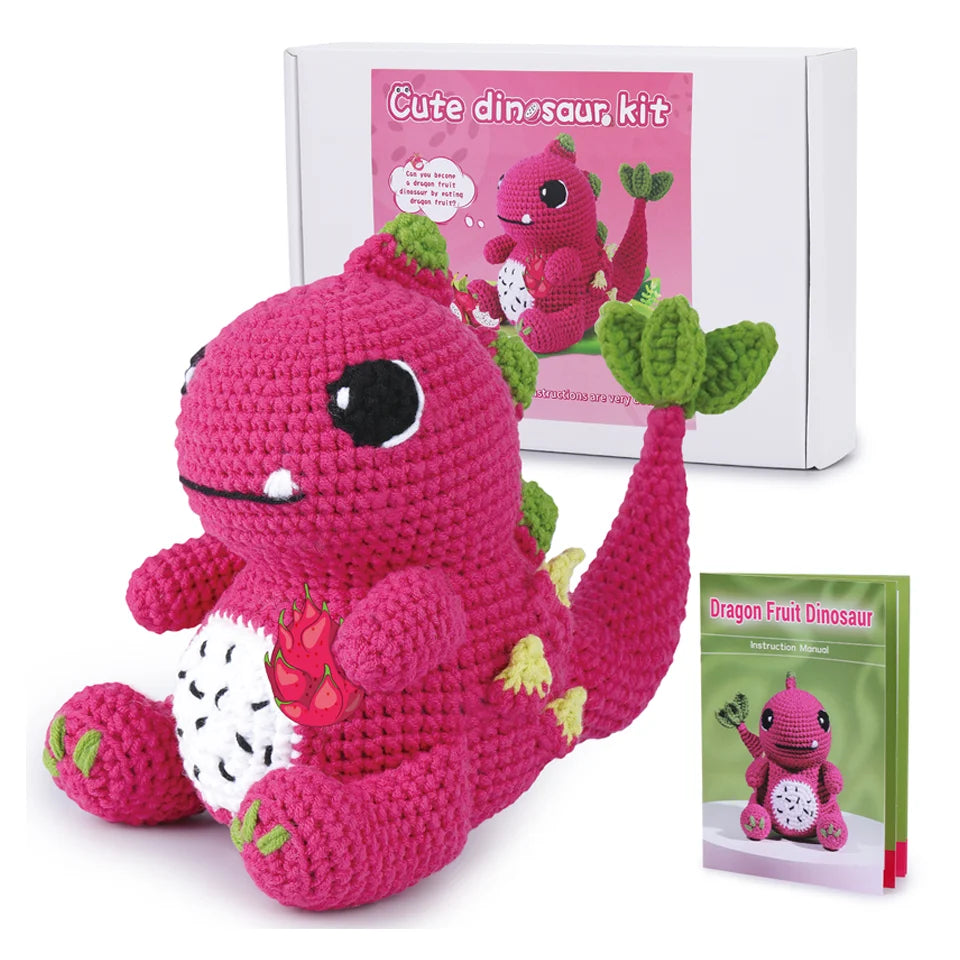 BUDDUR Dinosaur Crochet Knitting Kit