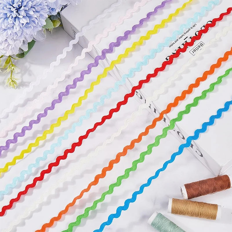 15 Yards 5mm Multicolor Terylene Ribbon