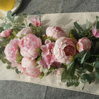 Artificial Flower Wreath Door Decoration