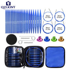 Gemstone Blue Knitting Needle Set Tool