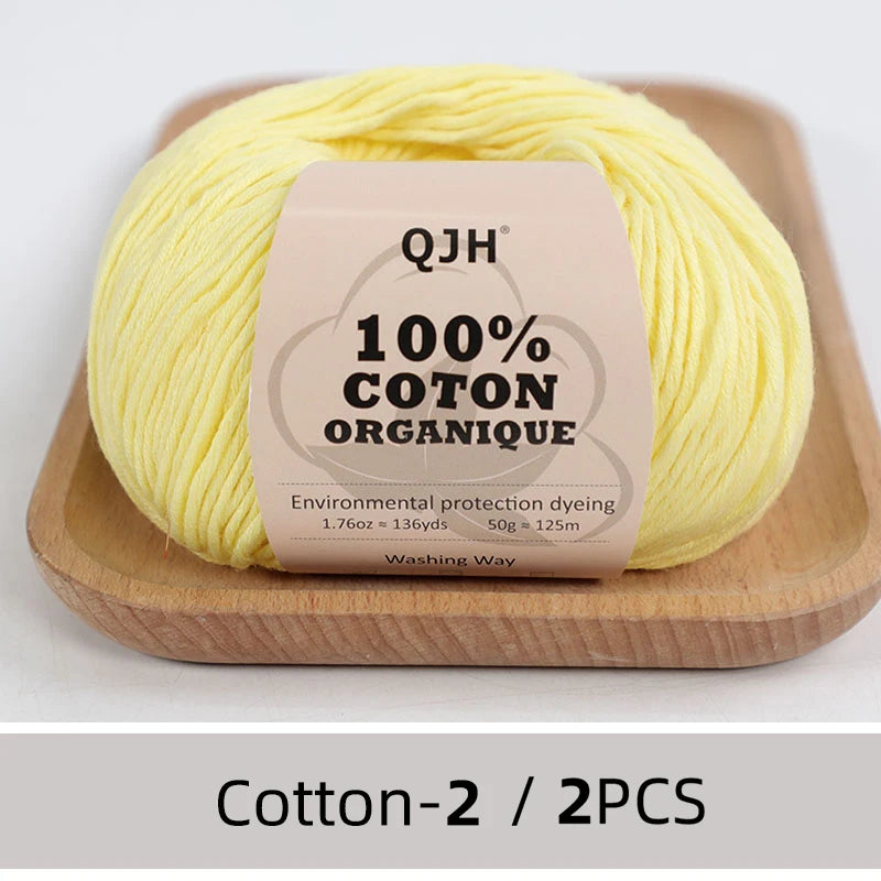 100% Organic Cotton Yarn