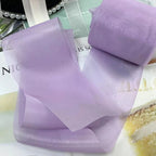 25 Yards 8CM Bright Smooth Yarn Ribbons