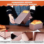 Rectangle  Loaf Pan with Sliding Lid for Sourdough Bread Making