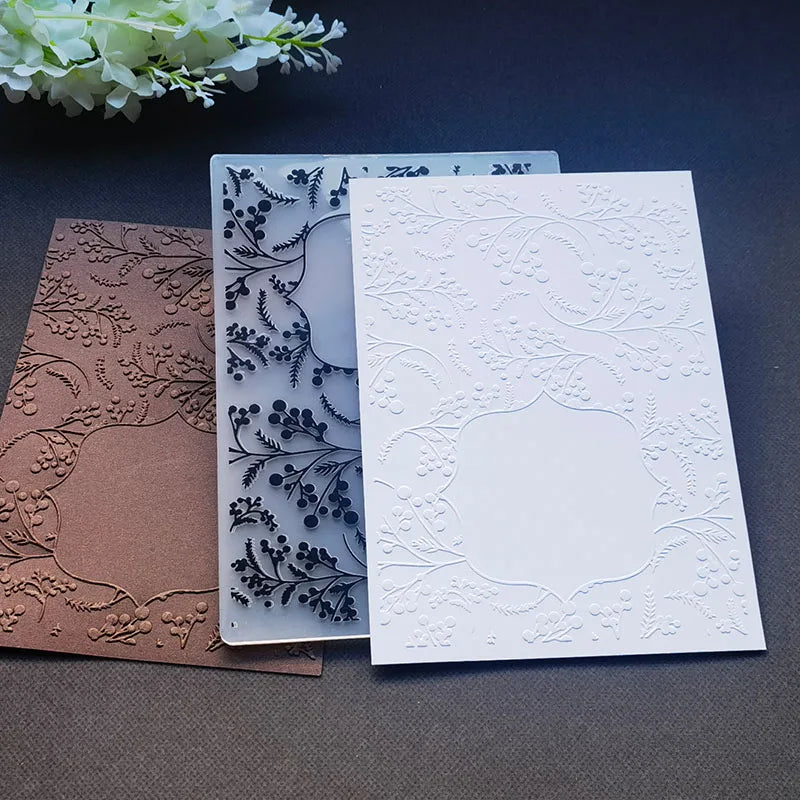 A set of plant pattern decorative frame pattern design