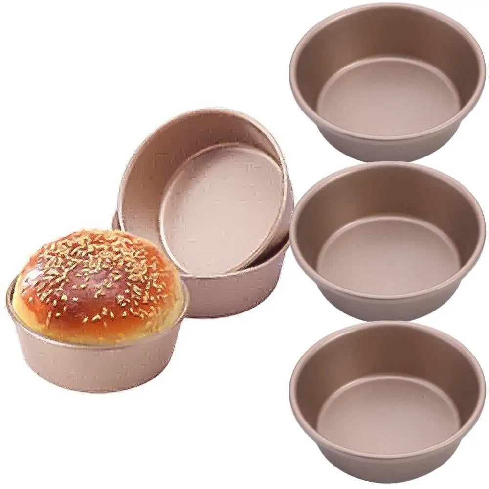 4 Inch Bread Mold Non-Stick Bottom Hamburger Mold