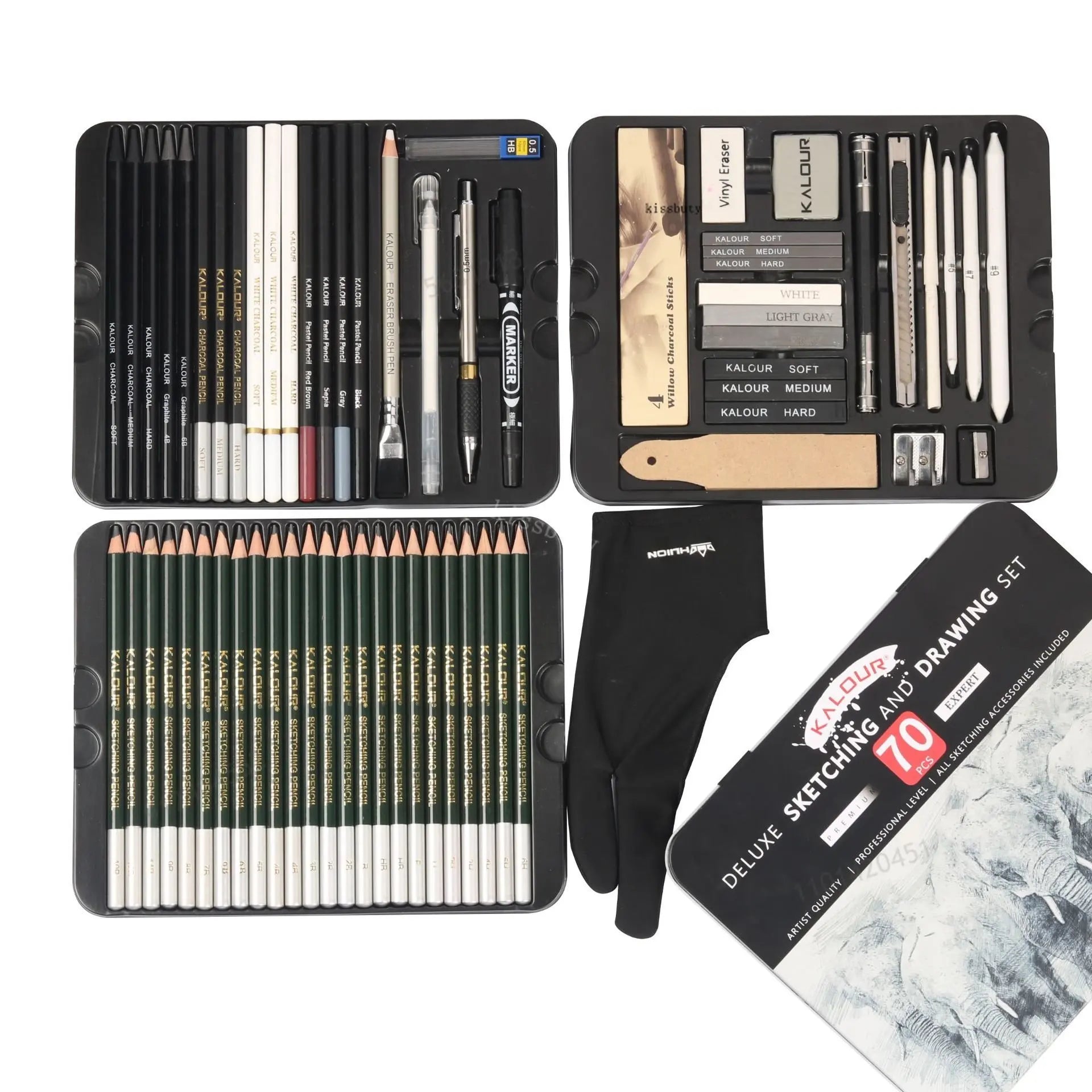 Professional Art Painting Set 70 Pieces of Sketch Pencil