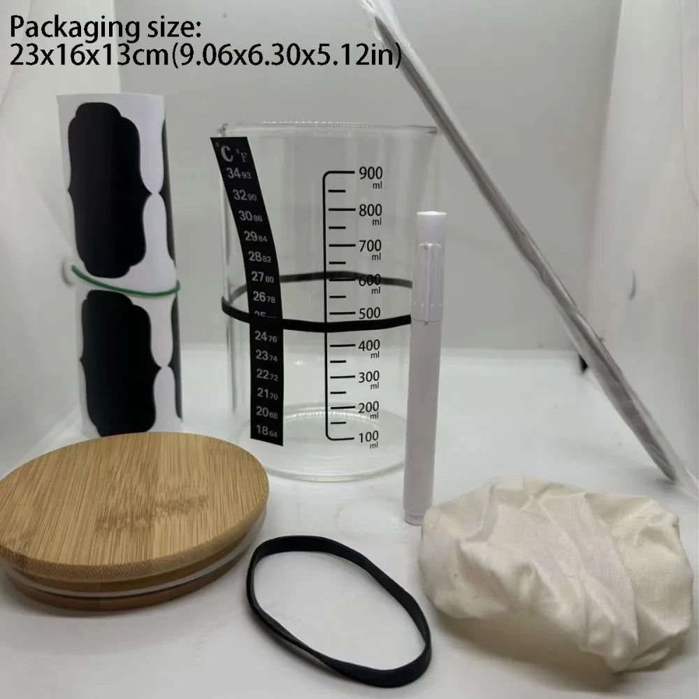 900ml Sourdough Starter Jar 1000ml Fermentation Container